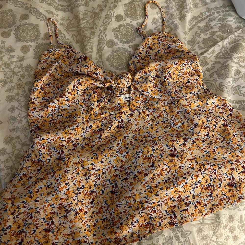 Floral Abercrombie&Fitch halter top